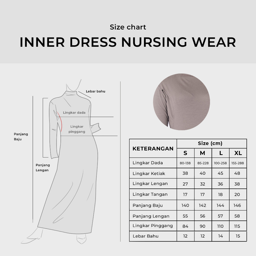 [𝐒𝐲𝐥𝐦𝐢] Inner Dress Cooltech Busui by 𝐒𝐲𝐥𝐦𝐢 Basic