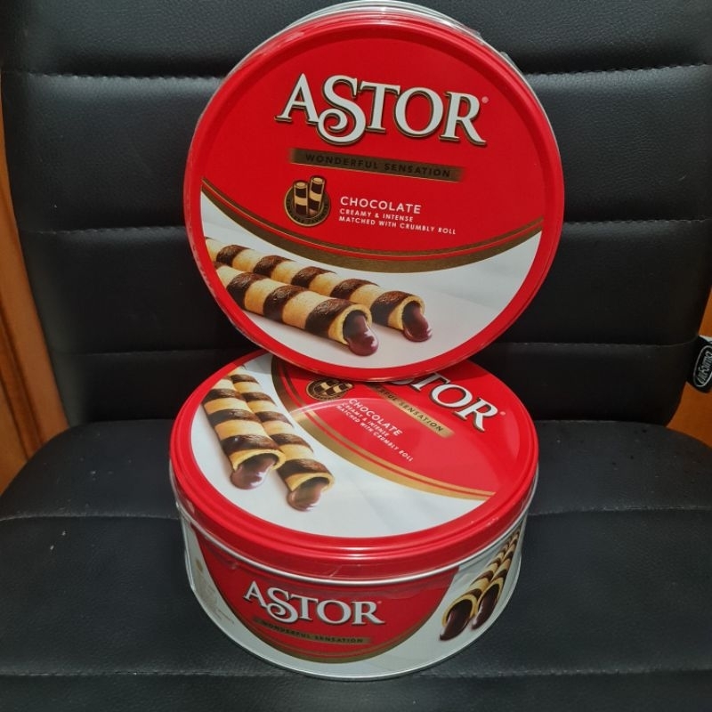 

Astor Kaleng 156g/ Astor Wafer Roll Coklat/ Astor Single Kaleng