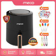 Mecoo Most Aesthetic Air Fryer 650 Low Watt  Air Fryer Digital 4.5 L Black NX-01-DZ PRO / NX 01 DZ PRO Hemat Listrik &amp; Anti Jeglek Mesin Penggorengan Tanpa Minyak