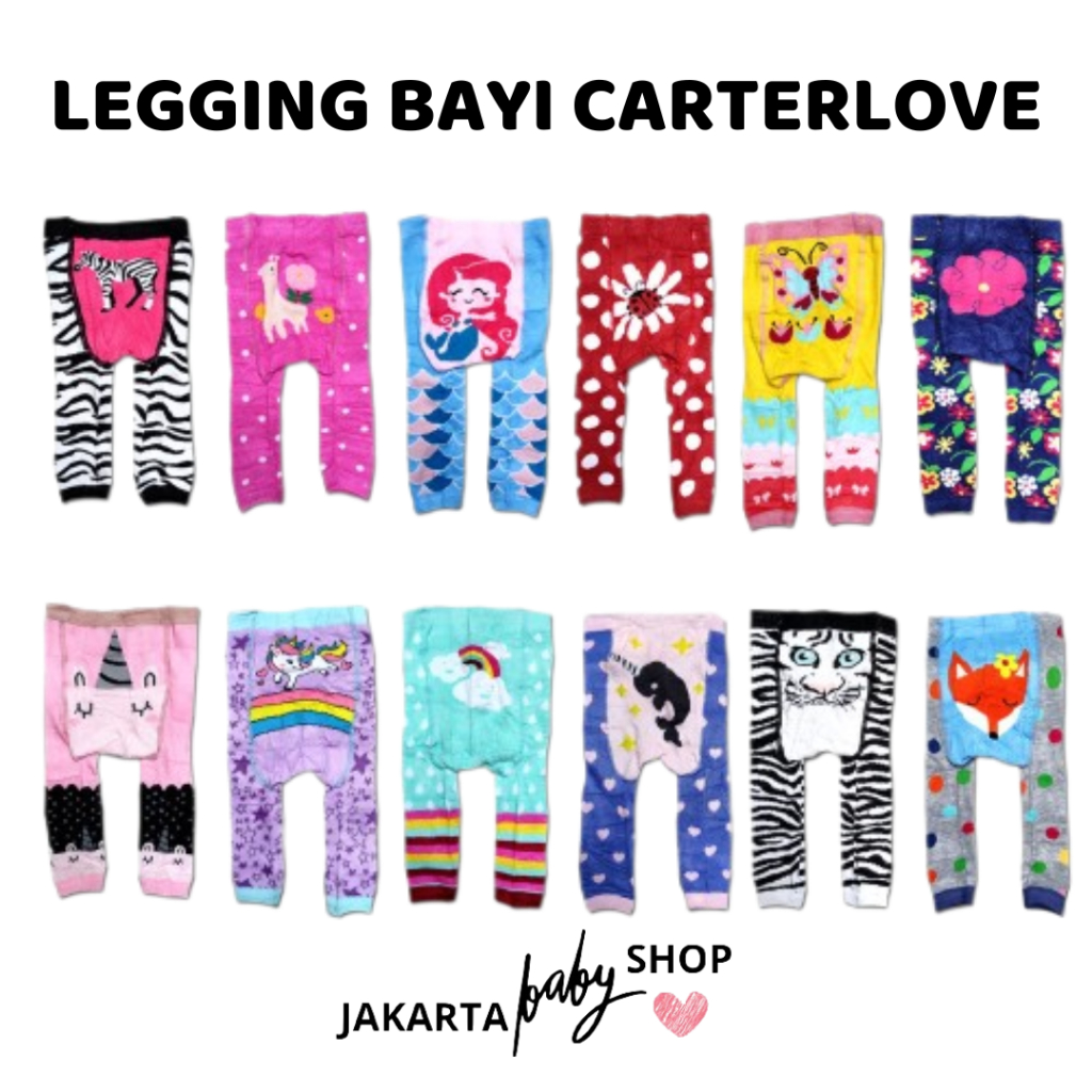 CELANA LEGGING BAYI KAKI TERBUKA 0-6 BULAN CARTERLOVE BLUEFLY 386300