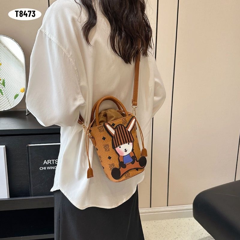 [IMPORT] T8473 - TAS SELEMPANG WANITA FASHION IMPORT - 76BAGSTORE