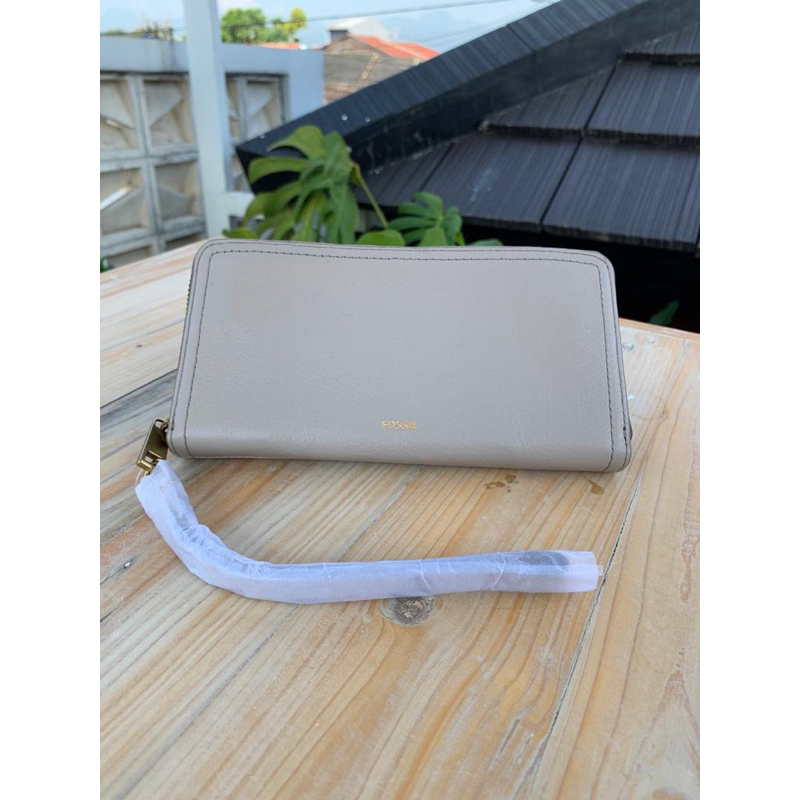 Dompet Wanita F o s s i l Logan RFID Zip Around Clutch SL 7831788