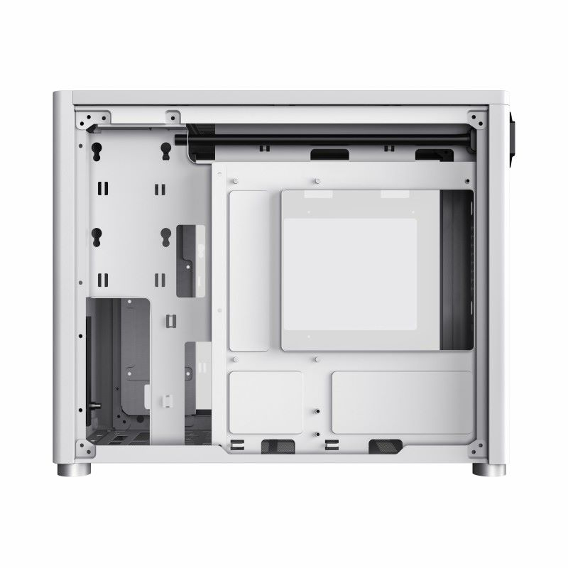 GameMax Spark Full White M-ATX Desktop Gaming Computer Case