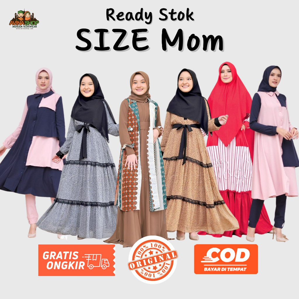 PROMO SPECIAL Set Baju Muslim Remaja Dewasa & Gamis Ibu  by Oribelle