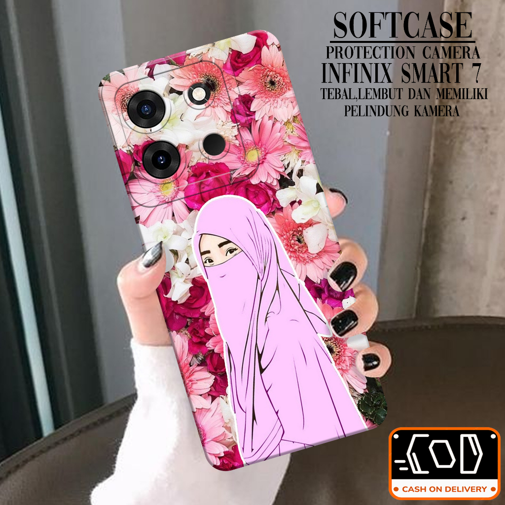 Softcase Infinix Smart 7 Soft Protection Camera Case Infinix Smart 7 Terbaru Pelindung Belakang Infi