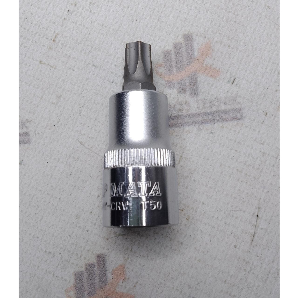 Mata Sok L Bintang T50 Tjap Mata Kunci L Bintang T50 Mata Sok T40 1/2” Mata Kunci Sok Stang Kunci So