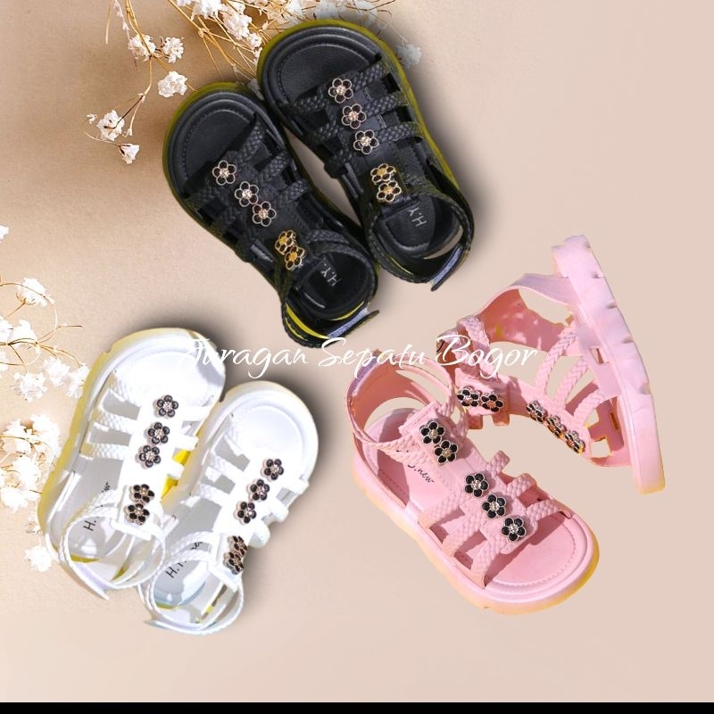 Sandal Jelly Anak Import Korean Style / Sandal Jelly Anak Perempuan Motif 1705-2