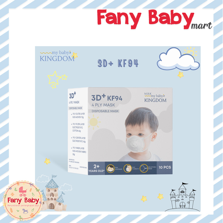 MY BABY KINGDOM - 4PLY 3D+ KF94 KIDS MASK