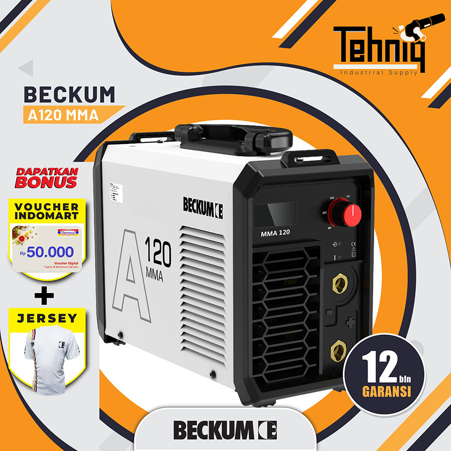 MESIN LAS LISTRIK BECKUM MMA A 120 INVERTER WELDING / MESIN LAS BECKUM MMA 120
