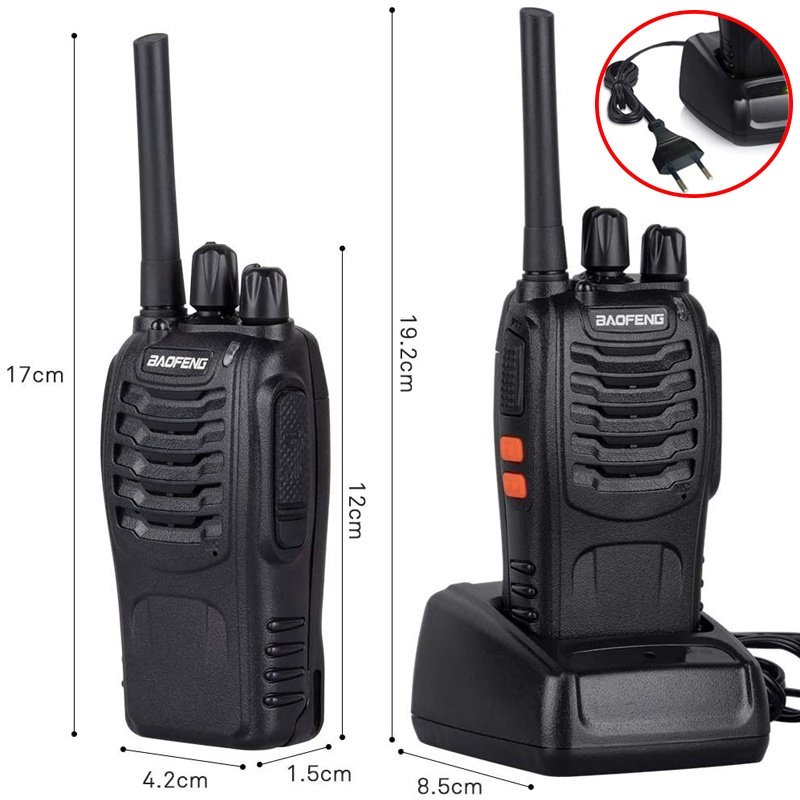 Handy Talky BF-888S Radio Komunikasi  2 units Walkie talkie