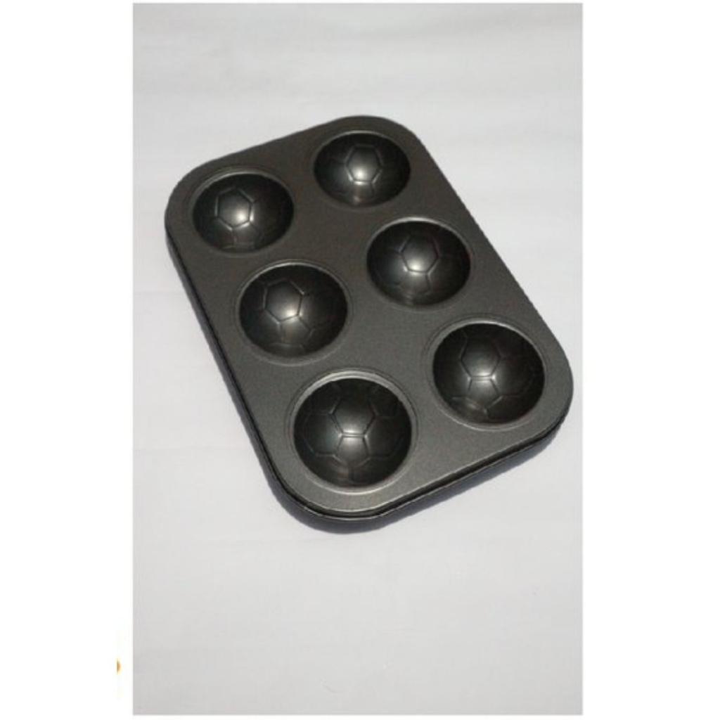 Cupcake Muffin Tray | Loyang Anti Lengket| Bakeware 6 Cup Muffin Pan