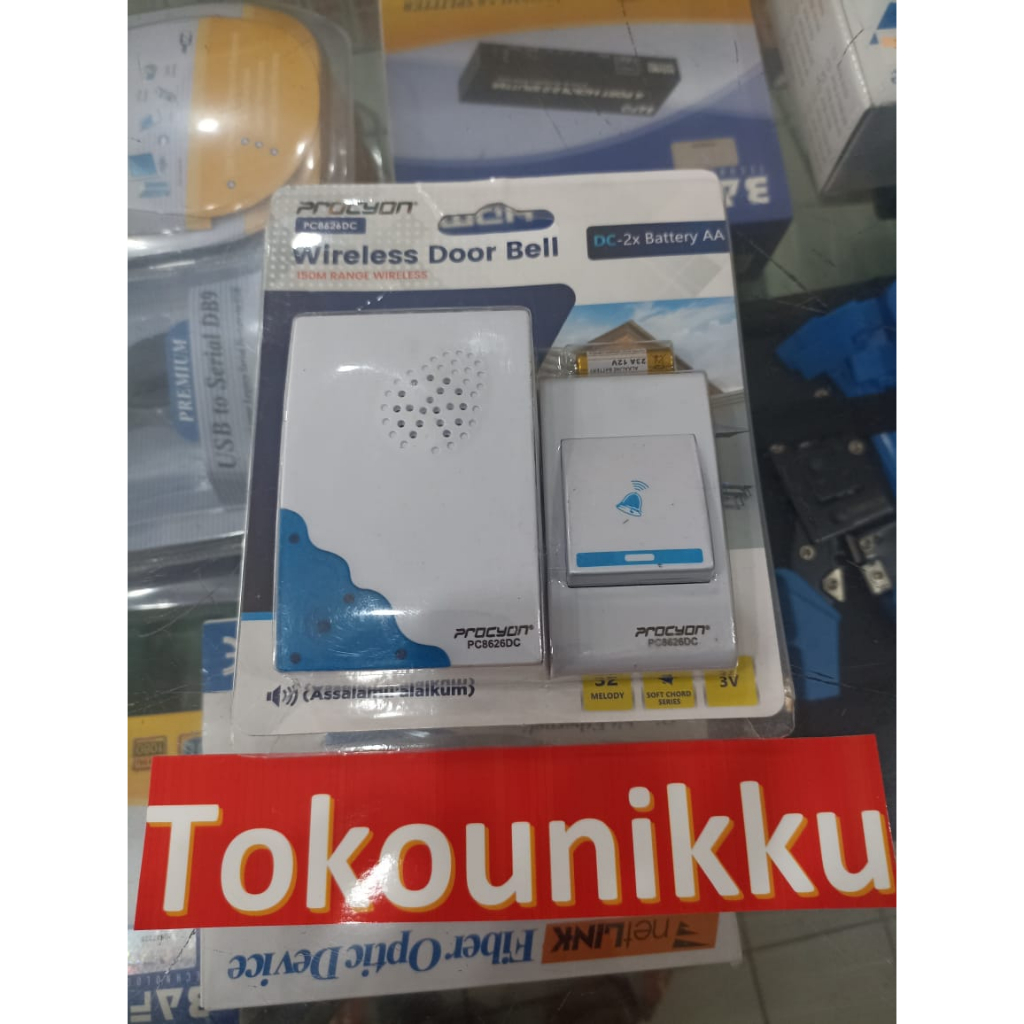 BEL RUMAH WIRELESS BATERAI - DC