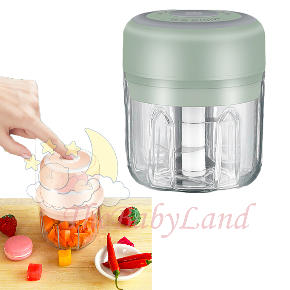 [1KG 3PCS] Babyland USB Mini Chopper USB Mini Food Processor Usb Blender mini Serbaguna Blender Bumbu Portable