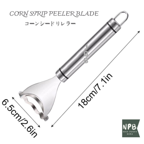 Alat Pengupas Biji Jagung Praktis Bahan Stainless Steel Corn Peeler Stripper Pisau Serutan Perontok Biji Jagung