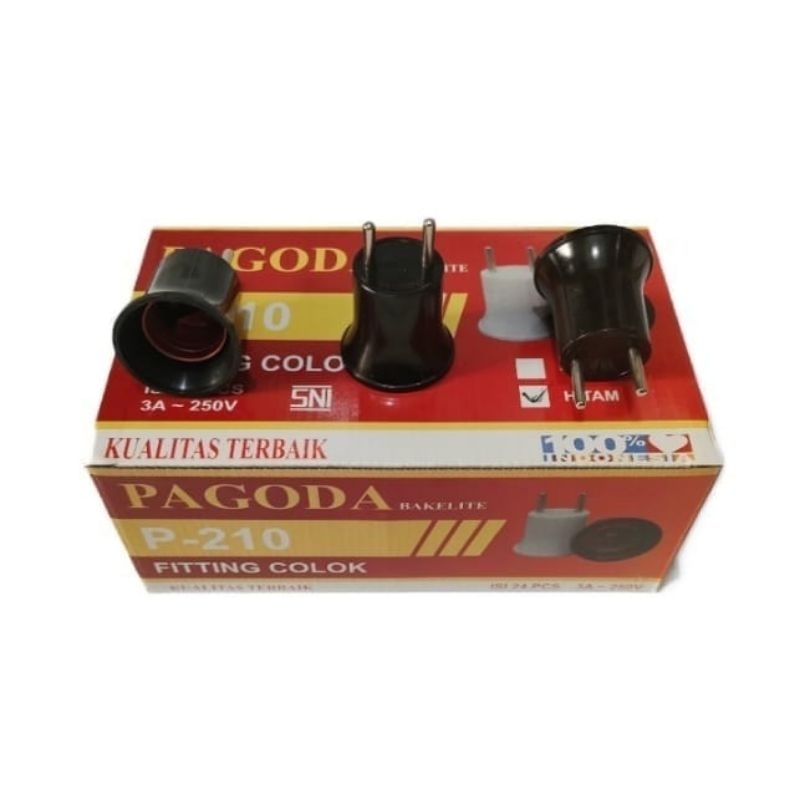 Fitting Colok Hitam Pagoda / Pitting Colok Pagoda