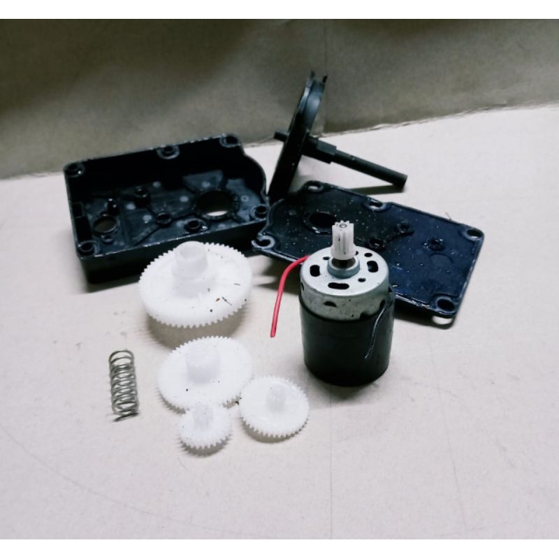 DC MOTOR GEARBOK DC 12-24V 25RPM TORSI KUAT