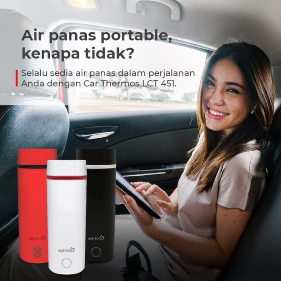 Electric Car Thermos AGE LOCK - Termos Air Panas Rechargeable