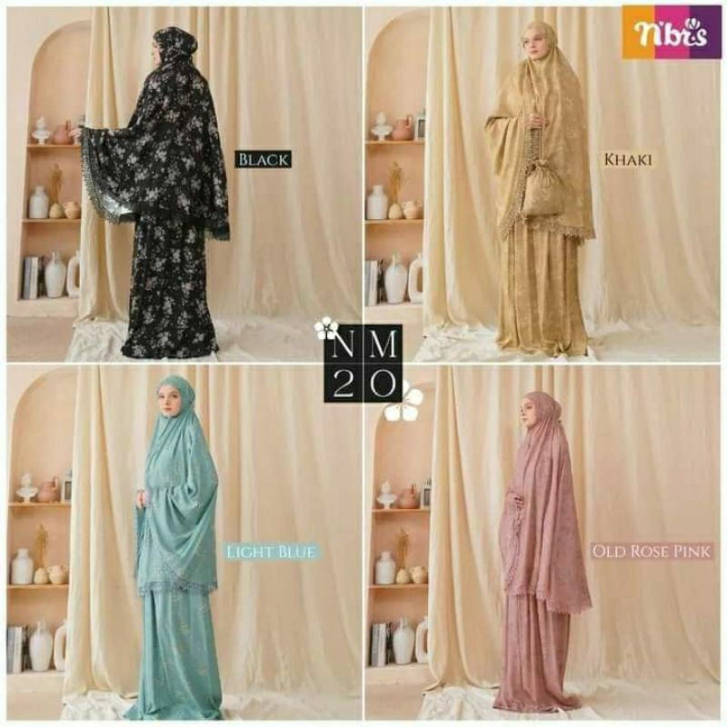 NM 020 | Mukena Nibras 2023 | NM 20 | Mukena kekinian | Mukena Murah | Nibras Fashion | Nibras terba