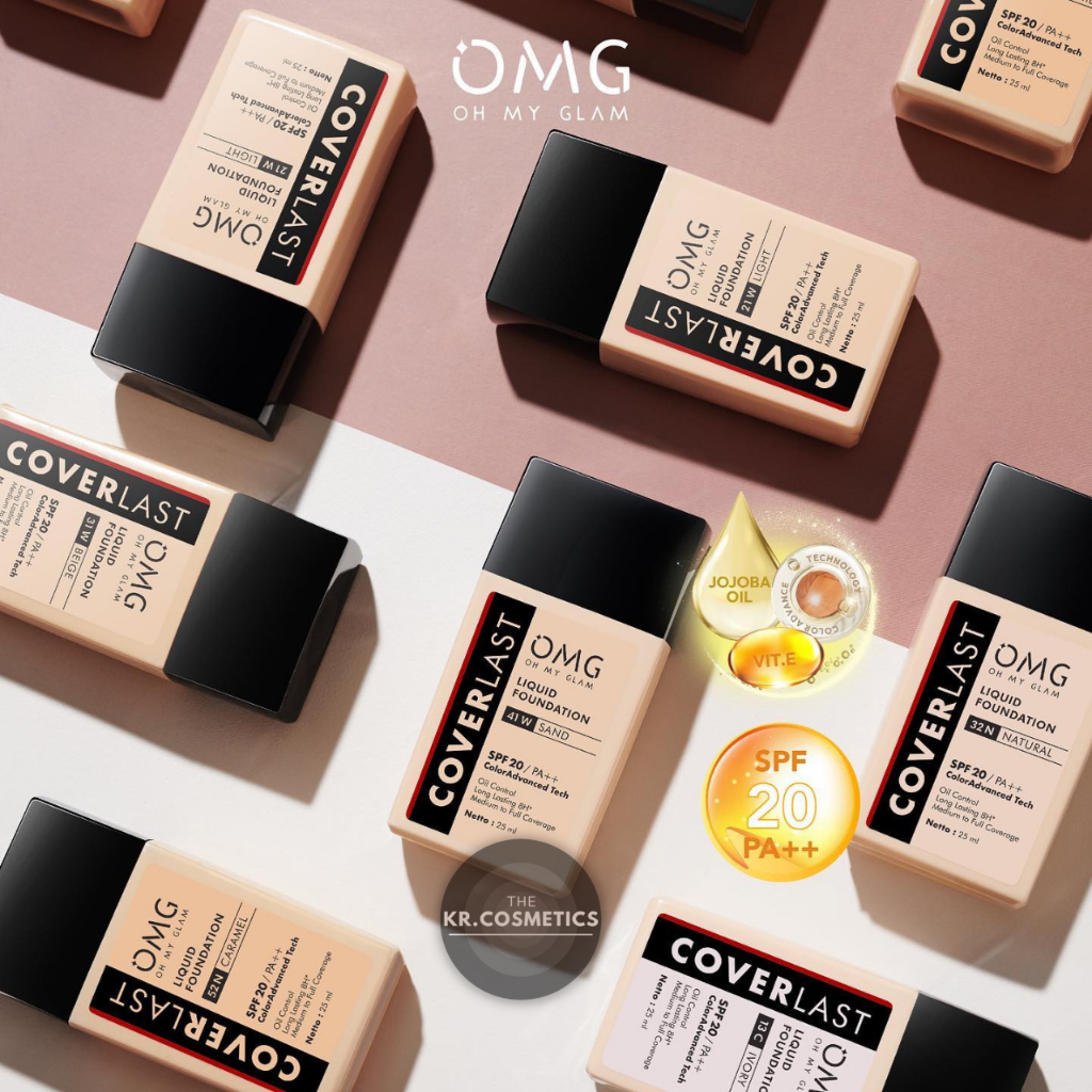 OMG Oh My Glam Coverlast Liquid Foundation 25 ml