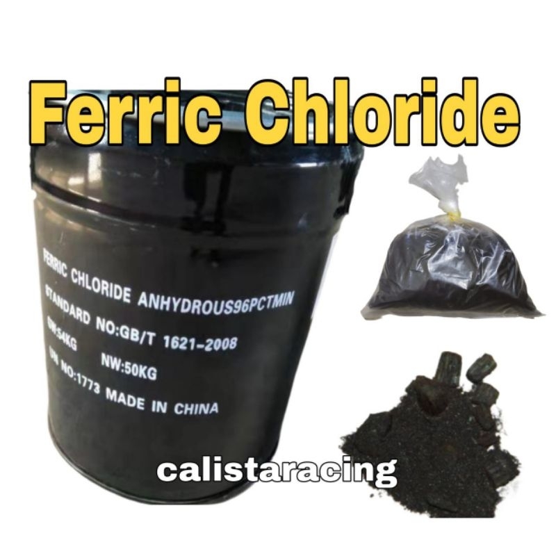 Ferric chloride / etching feri klorid feric klorit fecl3 klorida logam besi / etsa feri