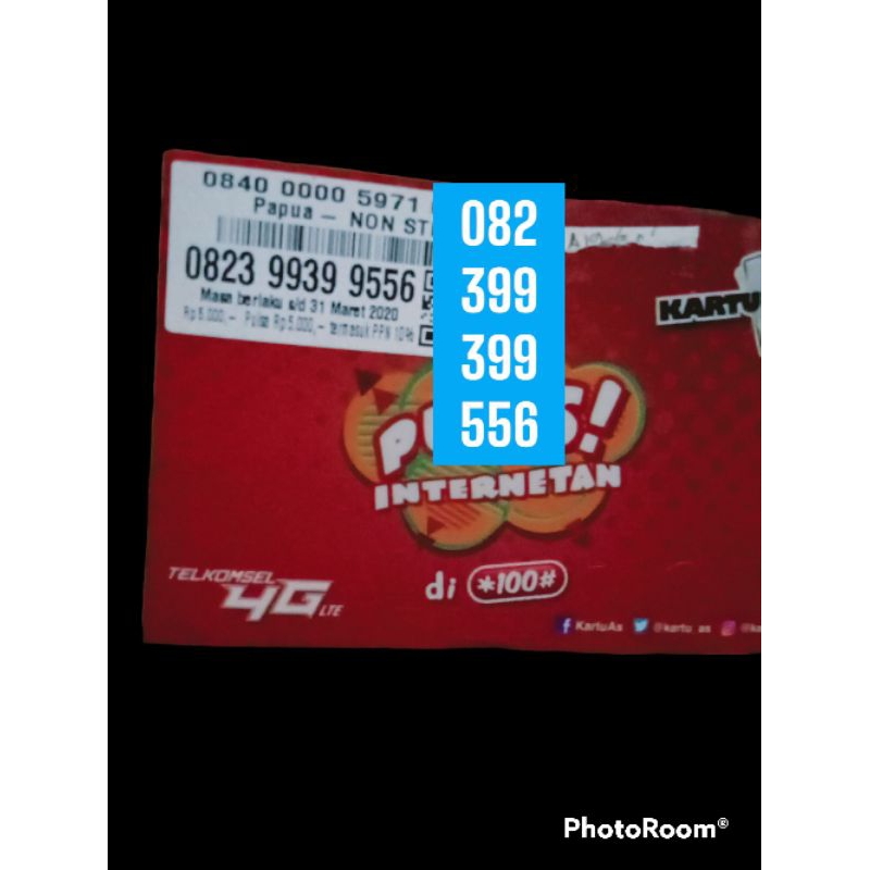 Kartu Perdana Nomer Cantik Combo Sakti 399,399,556