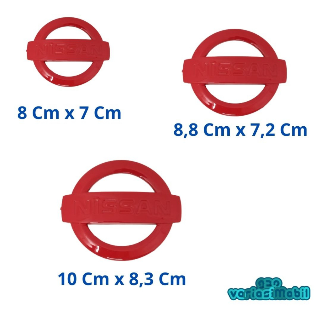 Emblem Logo Mobil Nissan Merah
