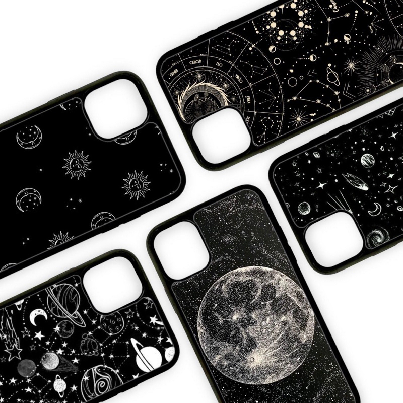Premium case blackmatte aesthetic planetarium series (TYPR HP LENGKAP ANDROID & iOS)