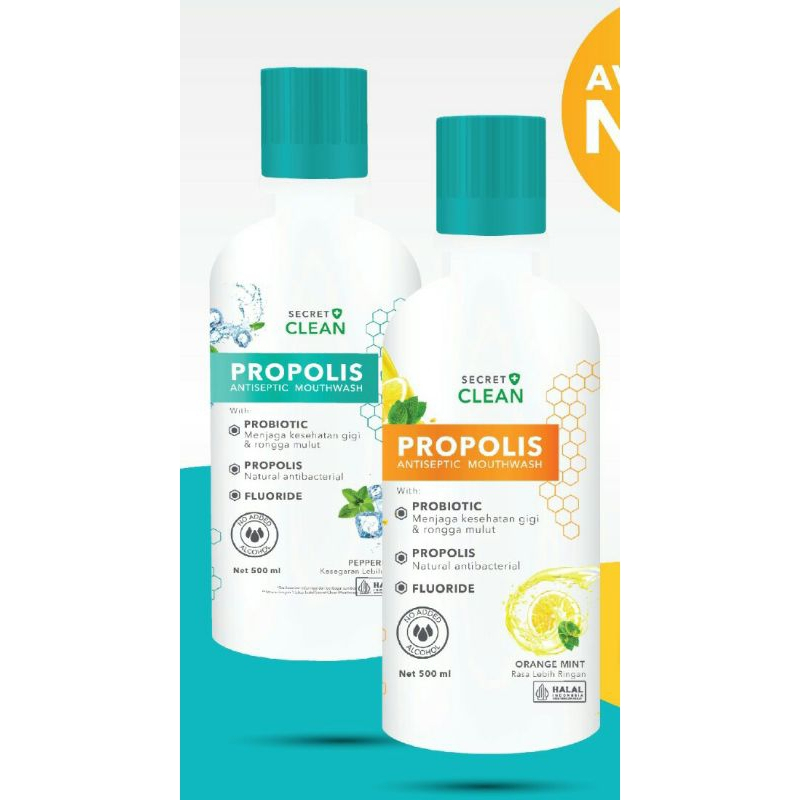 SECRET CLEAN PROPOLIS ANTISEPTIC MOUTHWASH