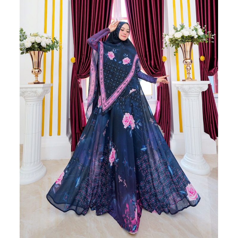 FITRI SET DRESS | DRESS LEBARAN | ALYA