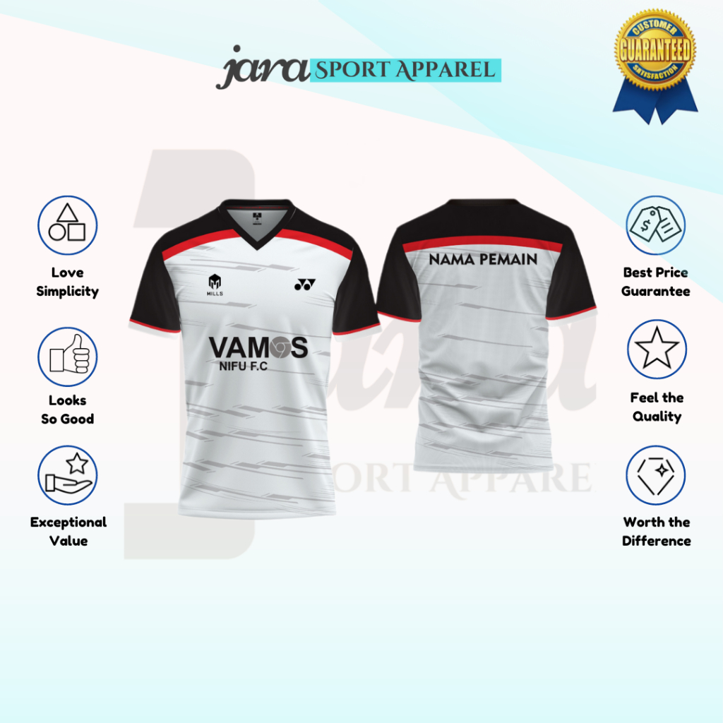 Jersey Badminton Printing Bisa Custom Nama dan Desain - Kaos Olahraga Badminton Bulutangkis JR457