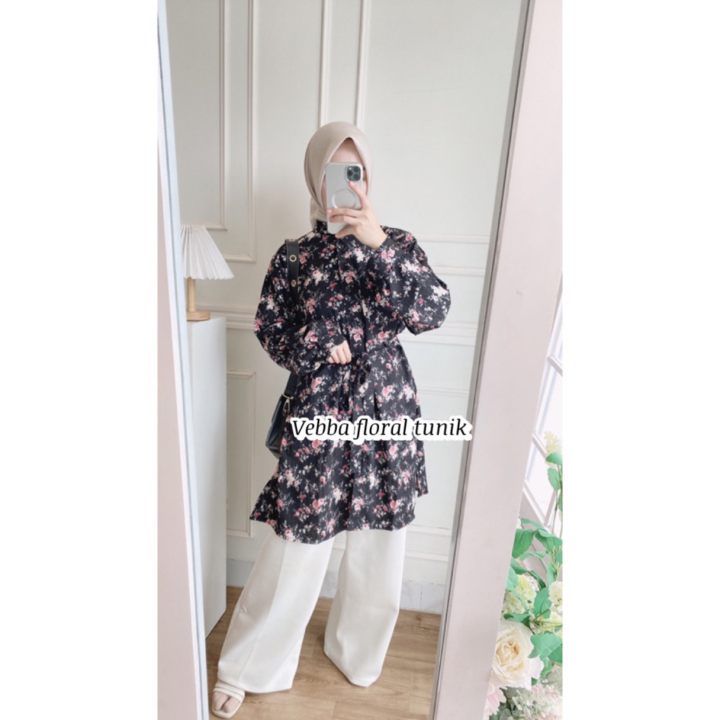 GFS VEBBA SHAKILA FLORAL TUNIC