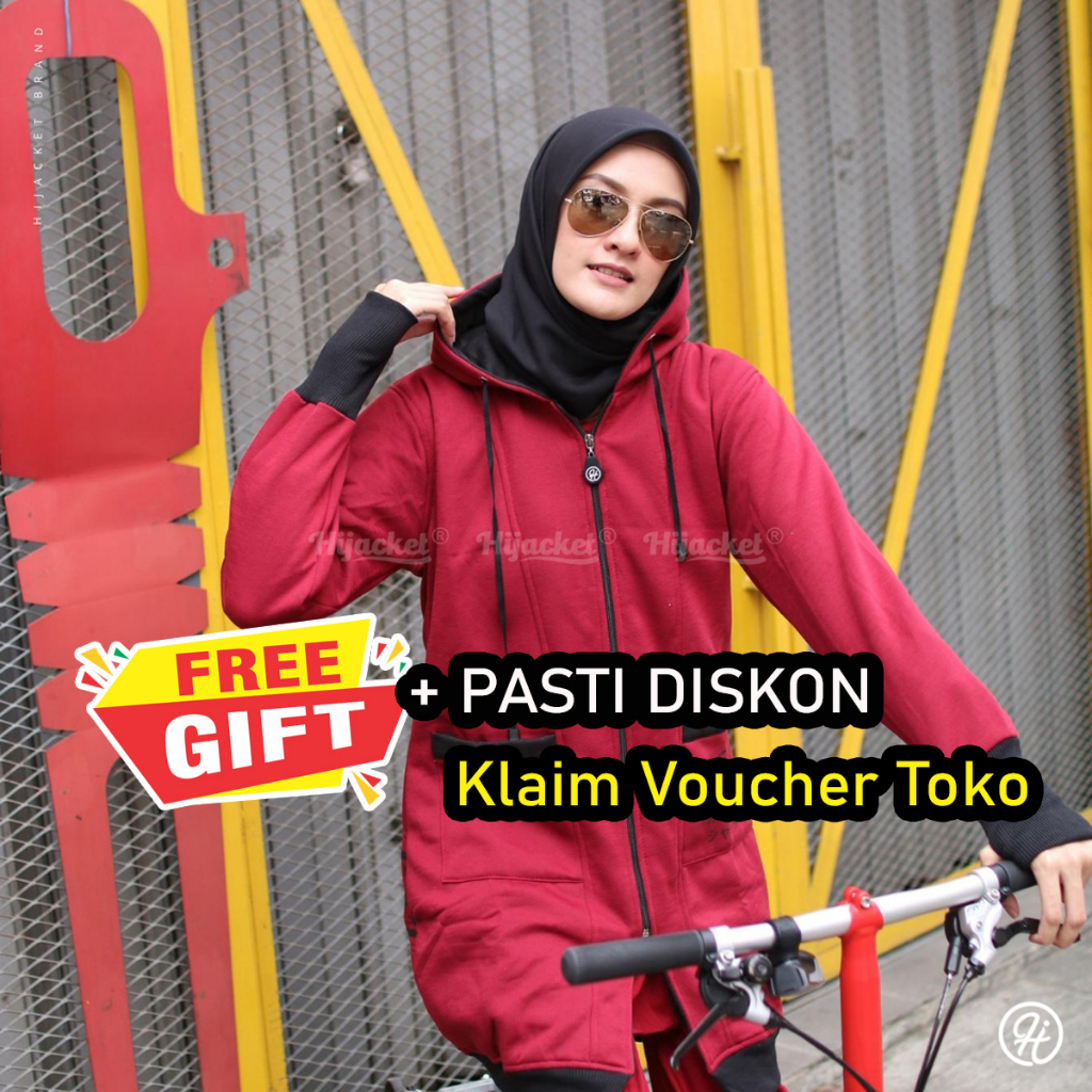 ✔️NO.1 TERLARIS✔️ Hijacket Yukata Original Jaket Wanita Muslimah Free Goodie Bag &amp; Keychain Bisa COD