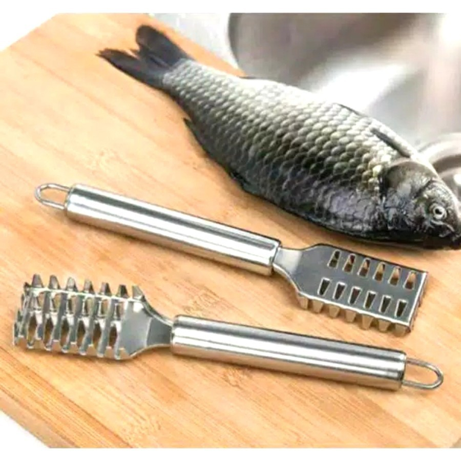 HK88 ALAT PEMBERSIH SISIK IKAN / PENGUPAS SISIK IKAN STAINLESS STEEL BEST