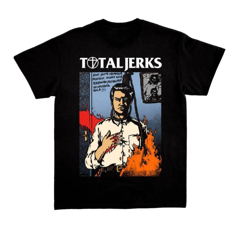 Tshirt TOTAL JERKS - SUDAH GILA (Black) - Total Jerks Official Merchandise