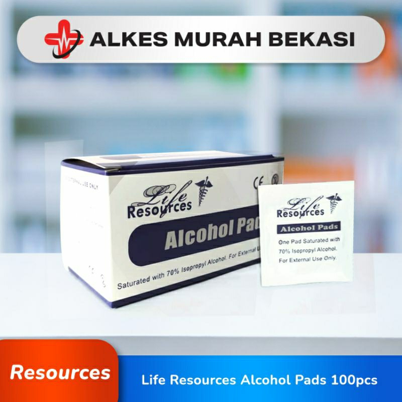 Life Resources Alcohol Pads 100pcs