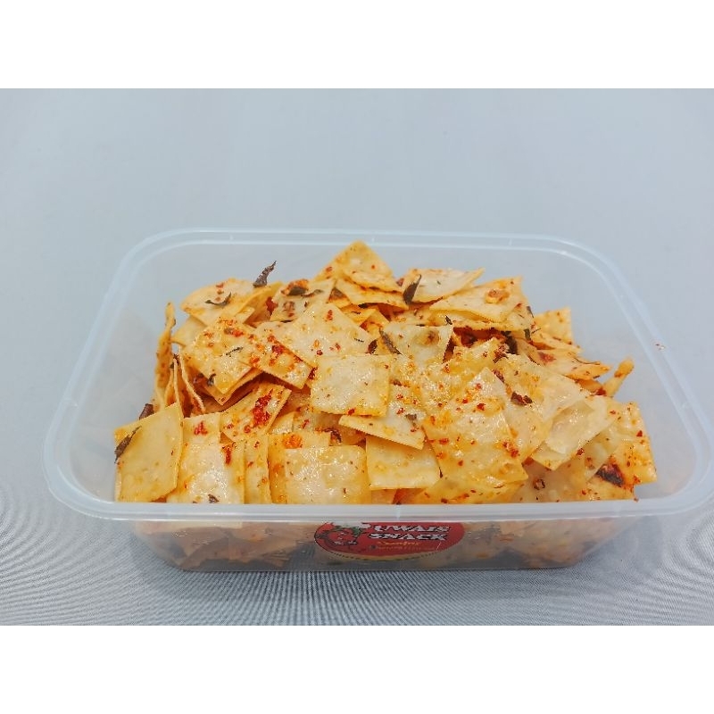 

Pangsit original dan Pedas daun jeruk