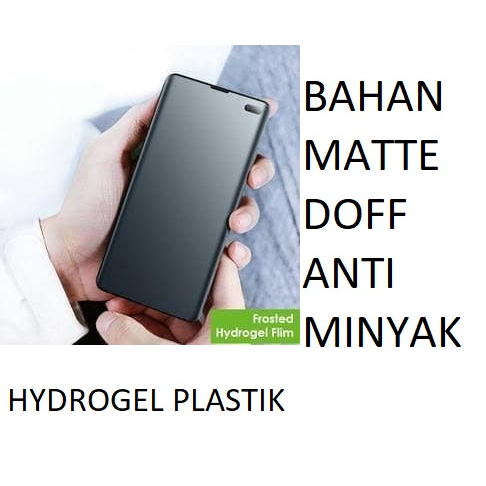 OPPO A78 5G OPPO A1K OPPO A95 OPPO A52 OPPO A92 Anti gores hydrogel matte doff anti minyak layar depan screen guard pelindung layar plastik jelly bukan kaca tempred