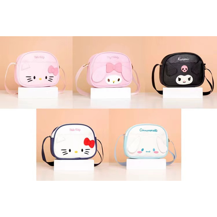 Sanrio Sling Bag Tas Slempang Hello Kitty Melody Cinnamoroll