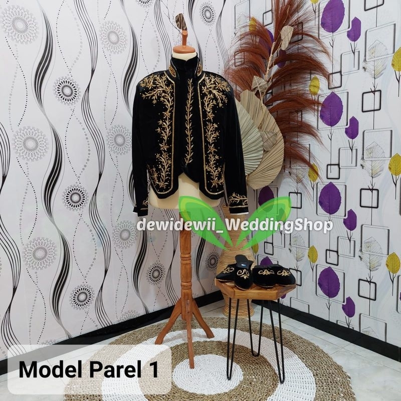 Beskap Pengantin / Beskap Bludru Payet - Model Parel 1