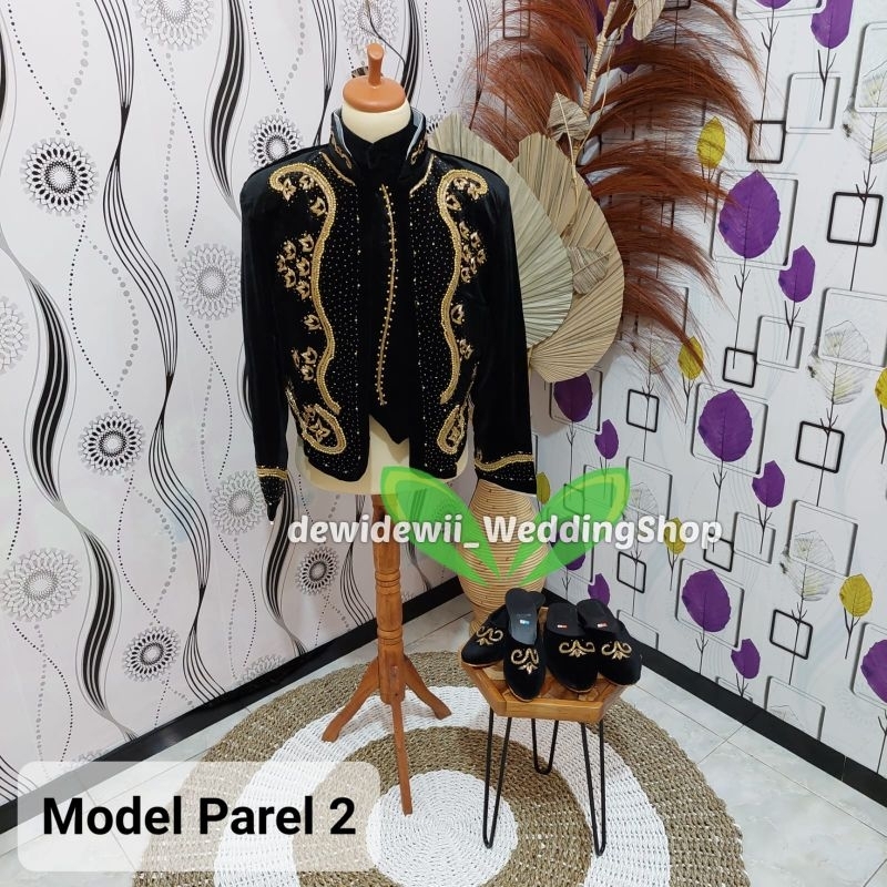 Beskap Pengantin / Beskap Bludru Payet - Model Parel 2