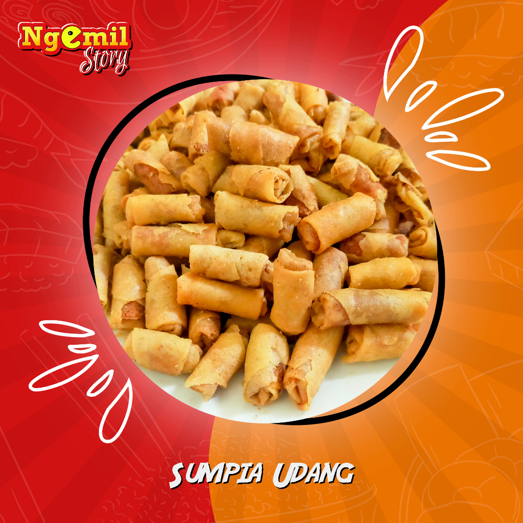 

Sumpia Udang Manis Gurih 500gr - Snack Cemilan Murah - Ngemil Story