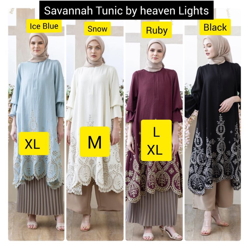 Savannah Tunic by heaven lights tunik lebaran