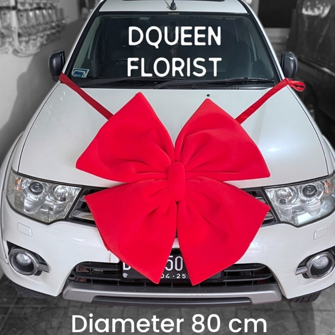 Pita mobil Jumbo murah ekonomis aksesoris pengantin hadiah kendaraan