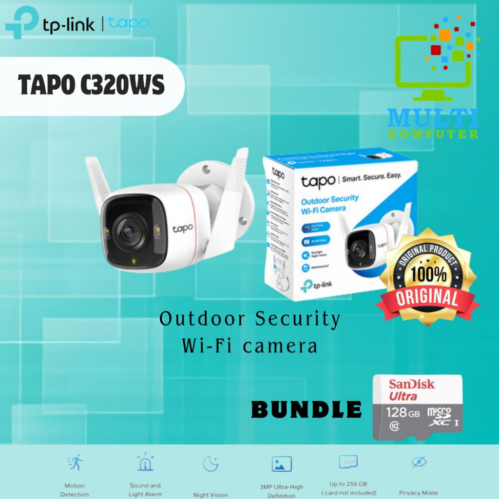 TP-LINK Tapo C320WS Outdoor Security Wi-Fi Camera - Tplink C 320ws