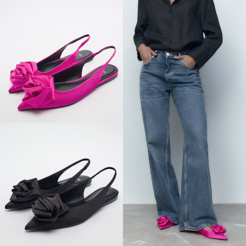 SEPATU WANITA FLATSHOES ZS500 SLING BACK PREMIUM IMPORT