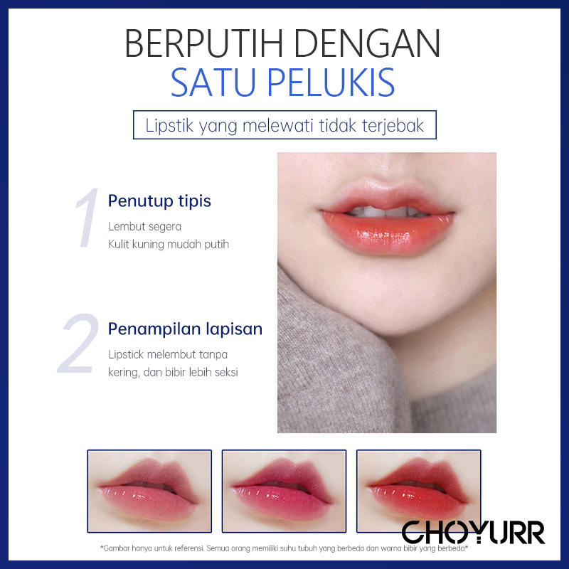 【COD】Lip Balm Gold Pelembab Bibir / Perona Bibir Menutrisi Secara Alami Lipstik Berubah Warna Original Rose Oil Waterproof Ready Stock-CH