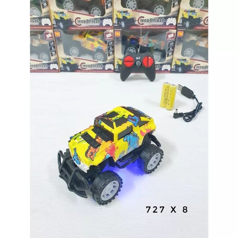 MOBIL REMOTE  RC JEEP OFFROAD EXTREME ADVENTURE MINI PLUS CHARGER