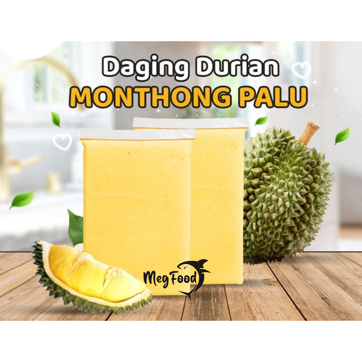 

Daging Durian Monthong Frozen I Durian Daging Montong Frozen - 1 Kg
