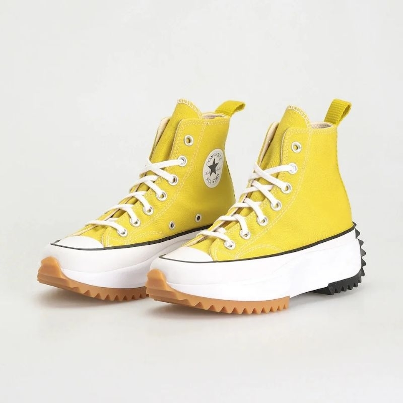Sepatu Sneakers Wanita CONVERSE Run Star Hike Bitter Lemon Black Original A01365C