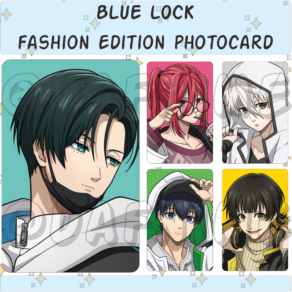 BLUE LOCK FASHION EDITION PHOTOCARD ANIME